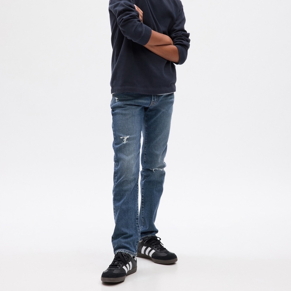 Gap Slim Fit Jeans with Distressing Details